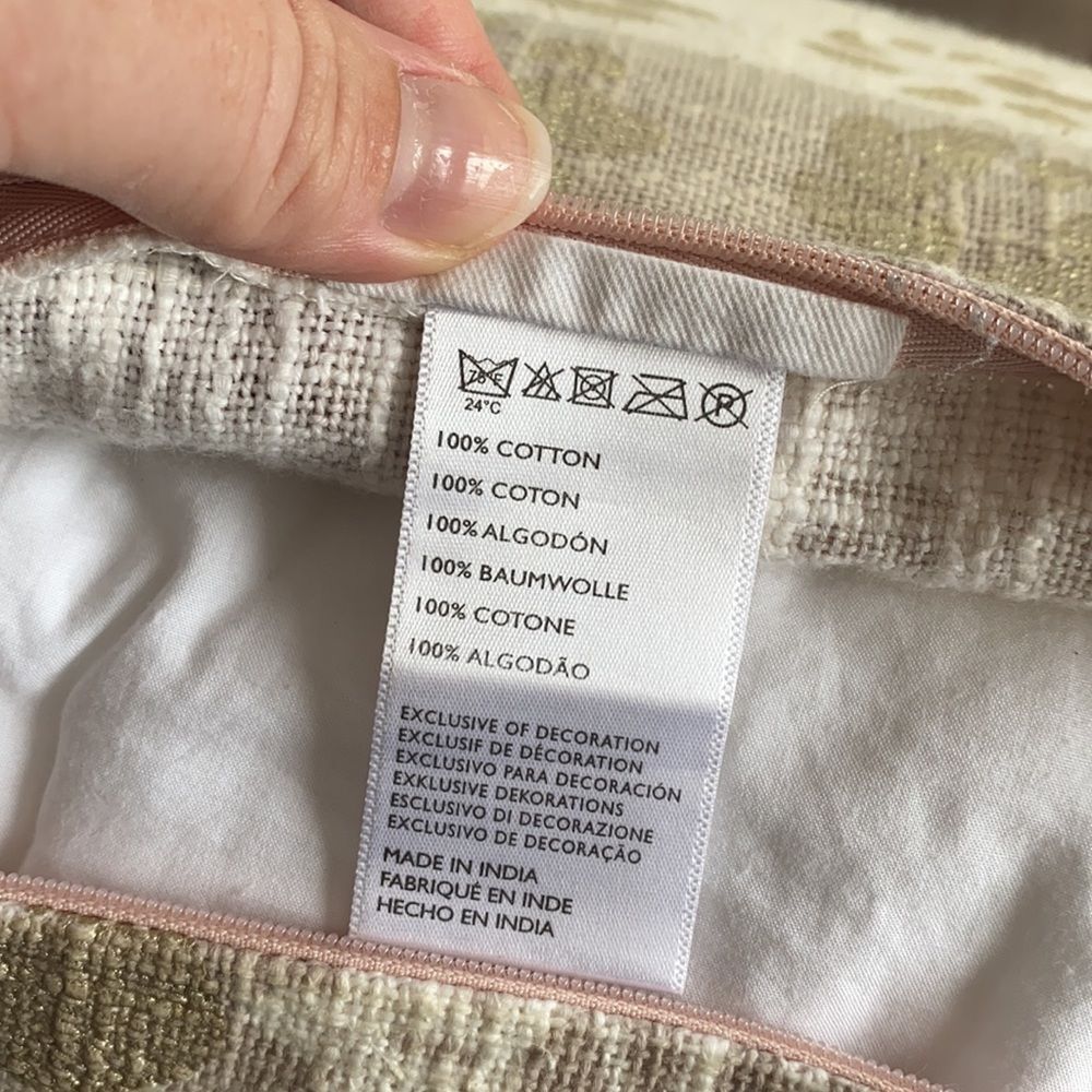 Anthropologie Tasseled Constance Pillow Case - Picture 10 of 12